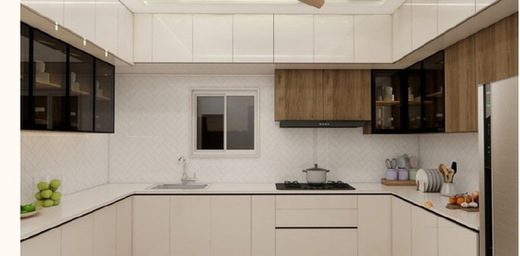 Soft Modern modular kitchen